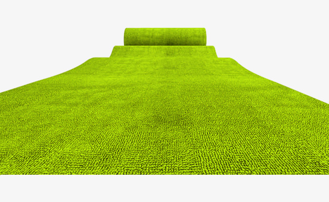 绿色的毛毯