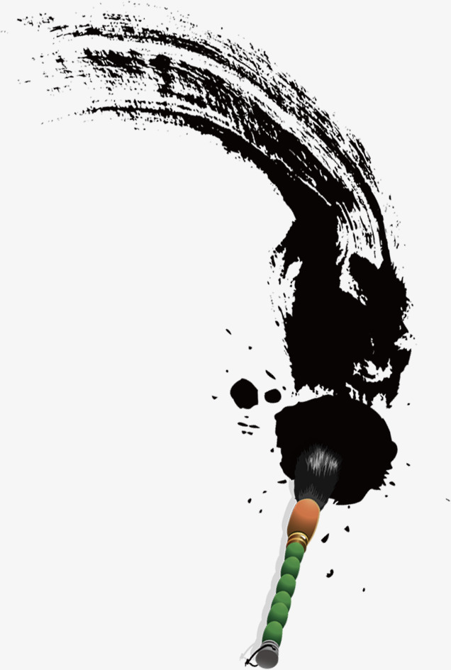 水墨画笔素材图片免费下载_高清装饰图案png_cnc娱乐_cnc娱乐平台_cnc