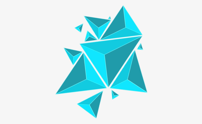 24节气霜降节气蓝色立体字素材png【免抠元素png】-90设计网