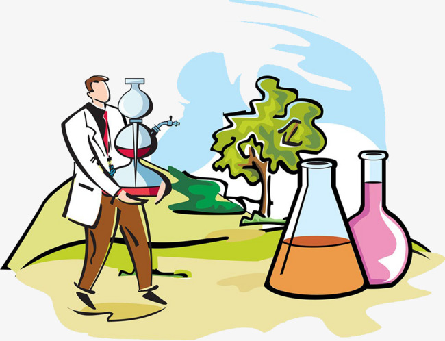 科学实验插画