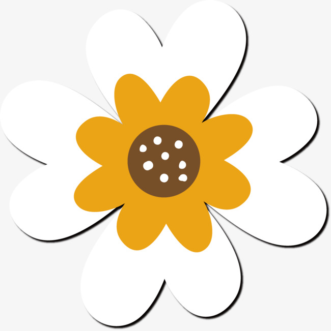 矢量创意设计小黄花图