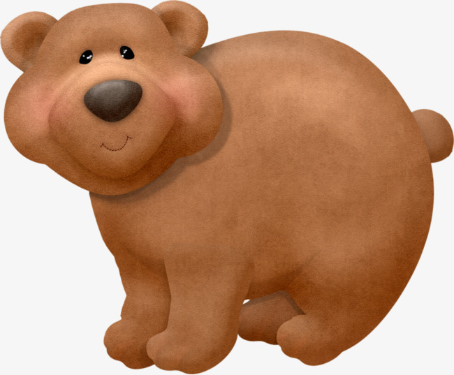 棕色的卡通熊叫什么图片