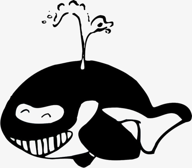 六一儿童节骑鲸鱼飞行卡通免扣元素