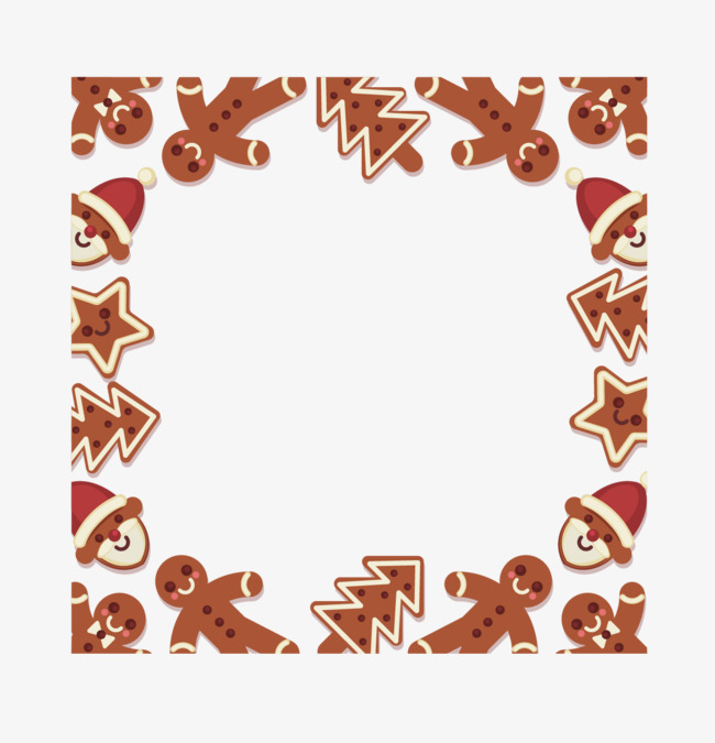 矢量圣诞元素装饰边框