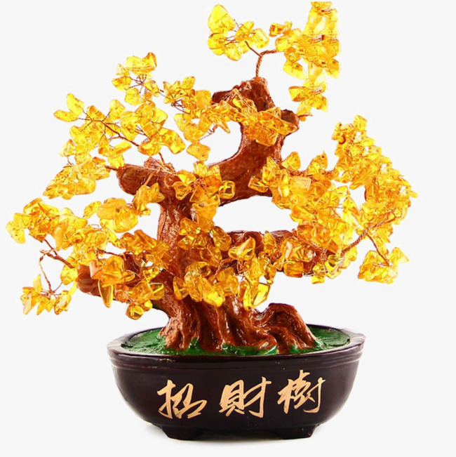 发财树金元宝摇钱树