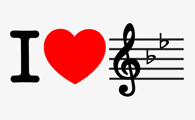 我爱音乐创意文字