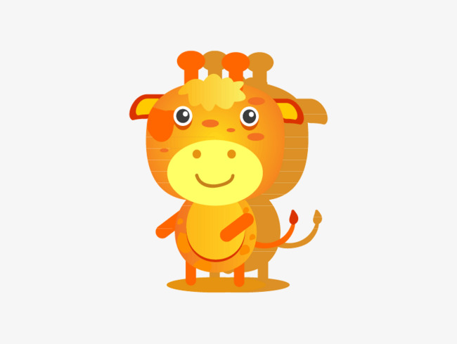 牛卡通矢量素材