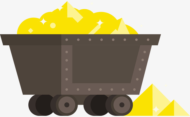 矿井车矢量装饰