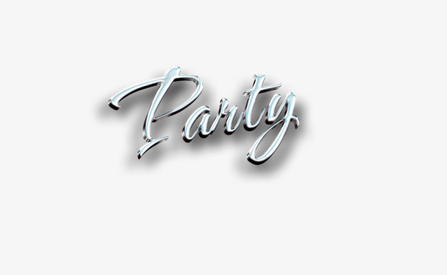 party艺术字