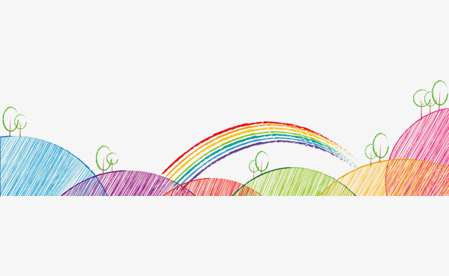 镭射流体炫彩浅色底框底边矢量素材