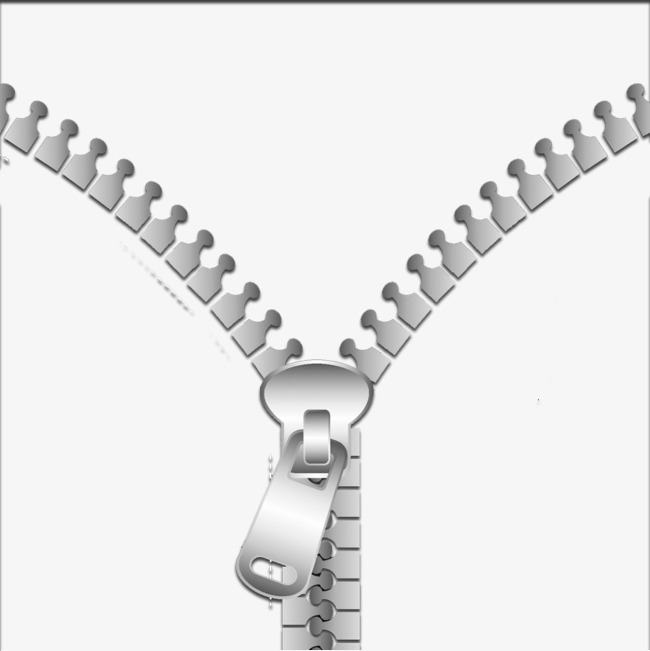 拉到一半的拉链