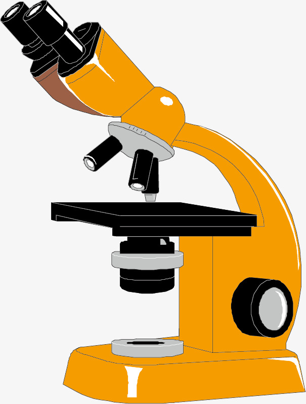 矢量手绘显微镜