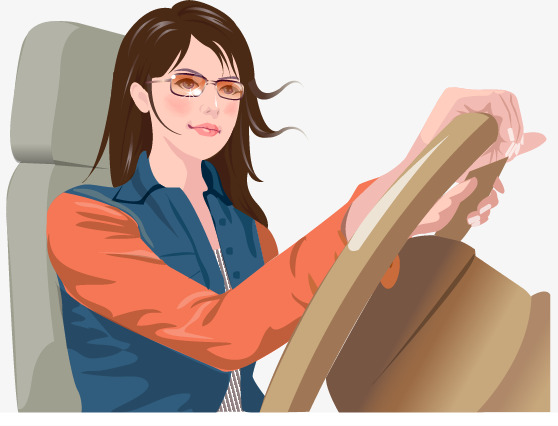 开车女子