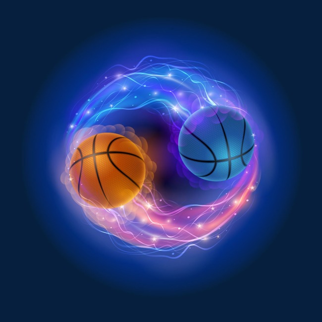 篮球光效_nba篮球光效【高清卡通手绘png素材】-90设计