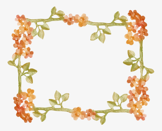 卡通手绘花朵装饰