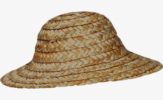 仿真编织草帽免抠素材