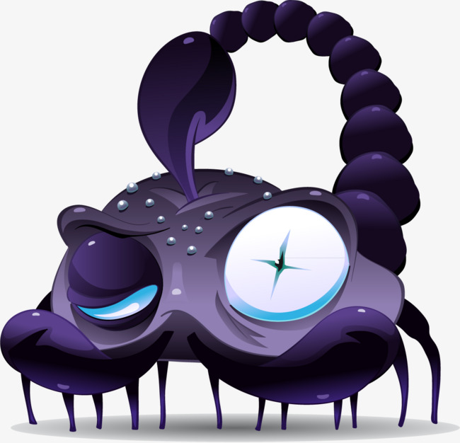 蝎子png矢量元素png素材-90设计