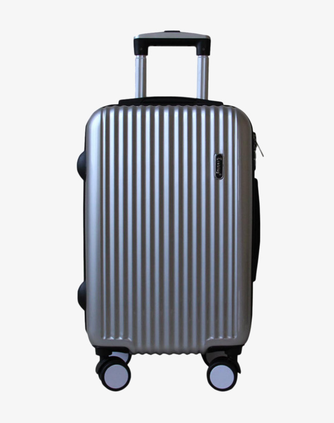 灰色行李箱png素材-90设计