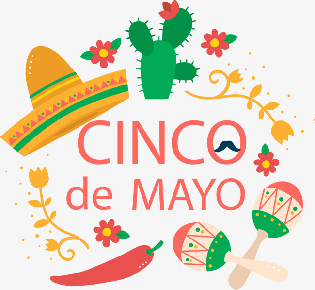 矢量手绘墨西哥文化