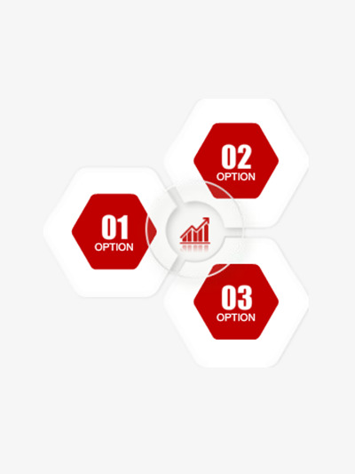 六边形分点ppt元素