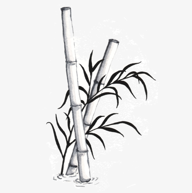 矢量水墨竹素材图片免费下载_高清装饰图案psd_cnc娱乐