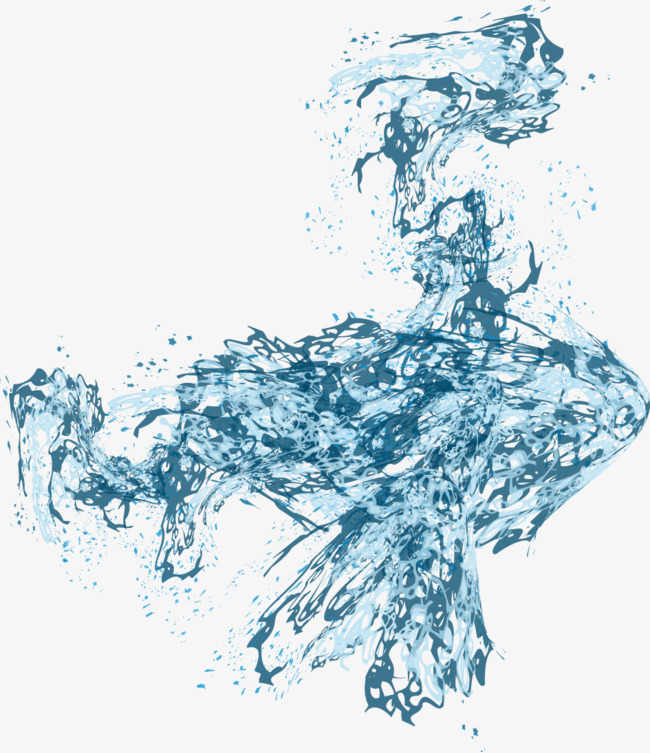 水装饰矢量元素