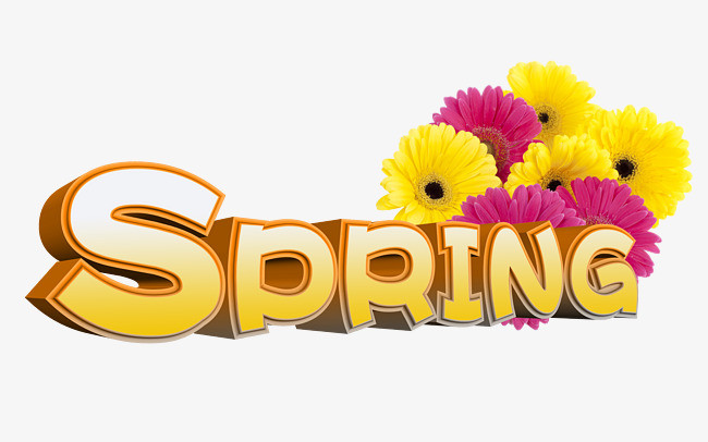 spring春天艺术字