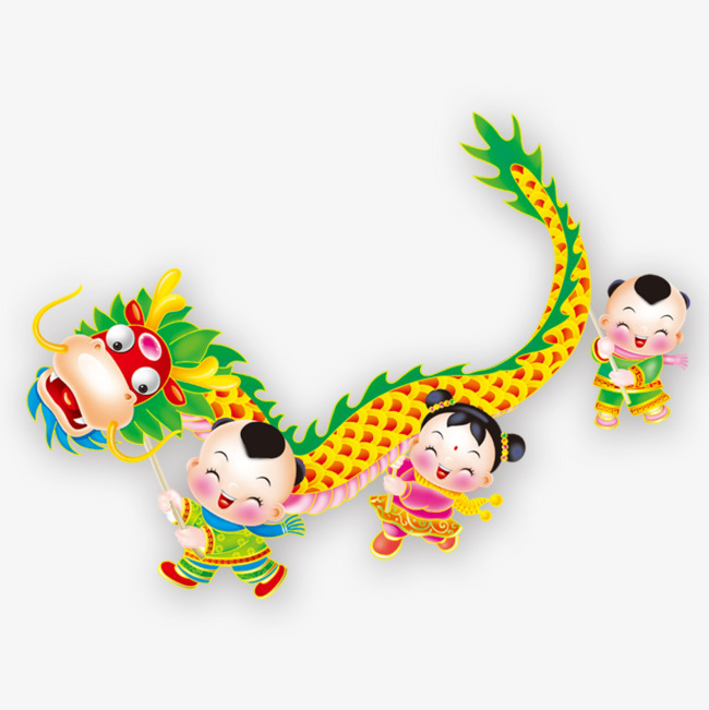 舞龙png素材图片