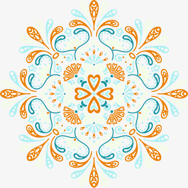 复古花纹欧式花纹底纹矢量