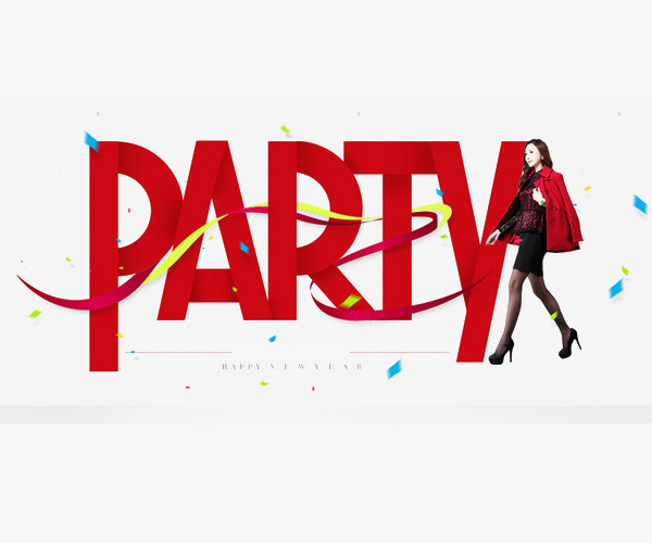 party字体设计_艺术字设计_千库网