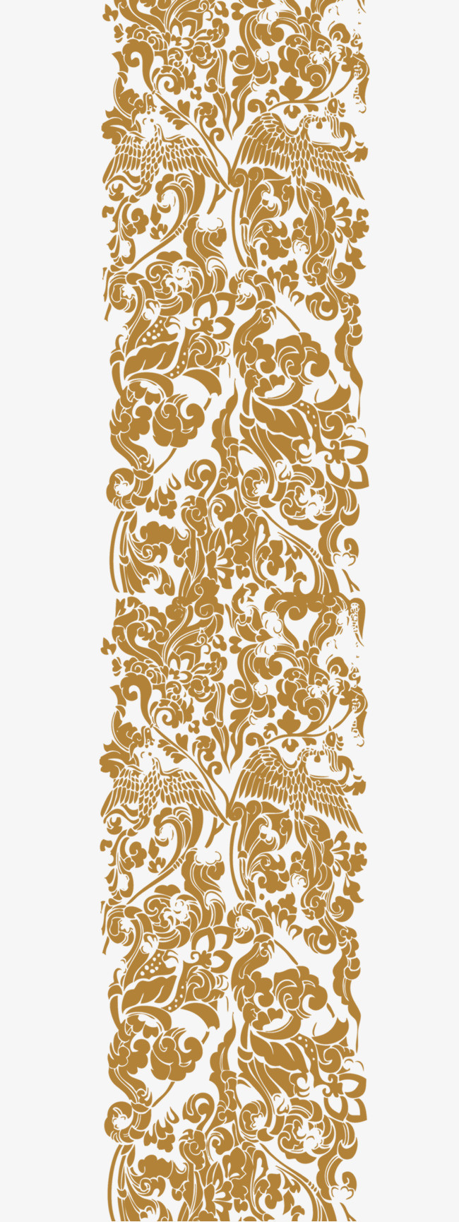 中国花纹底纹古典暗纹免抠装饰元素