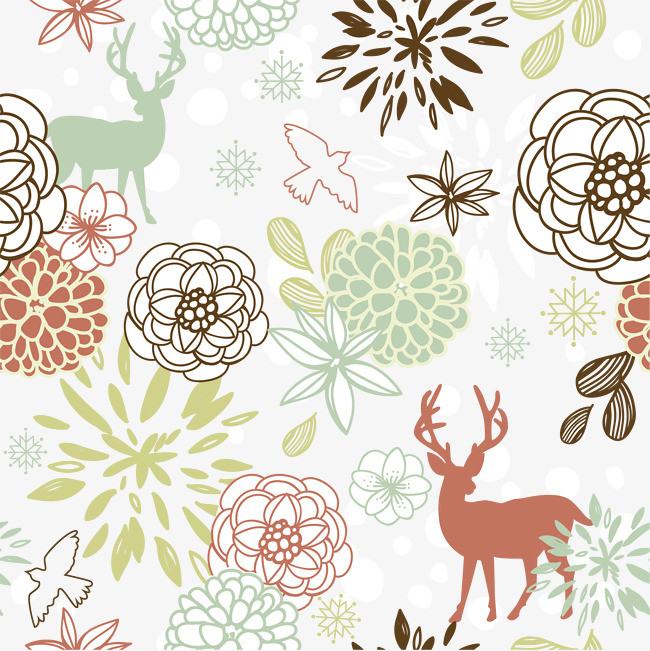 矢量手绘彩色底纹