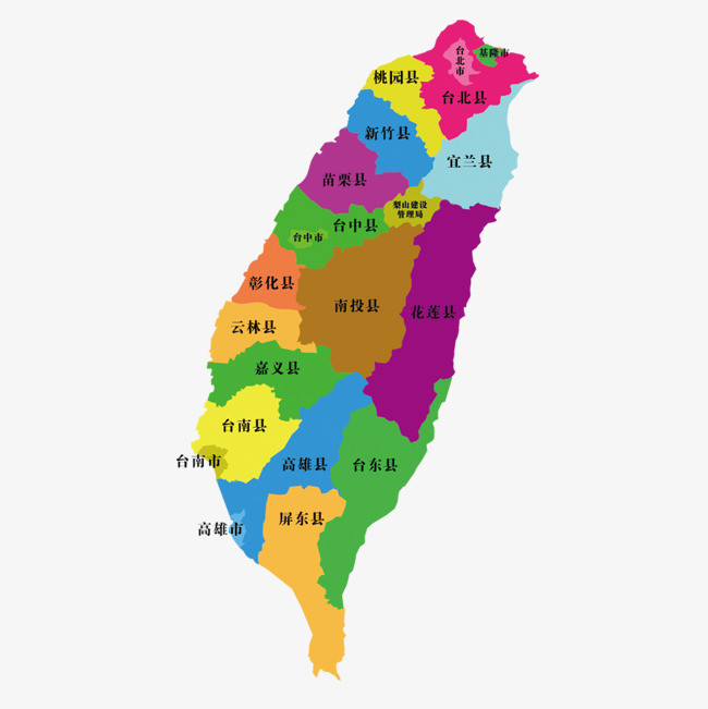 台湾地图
