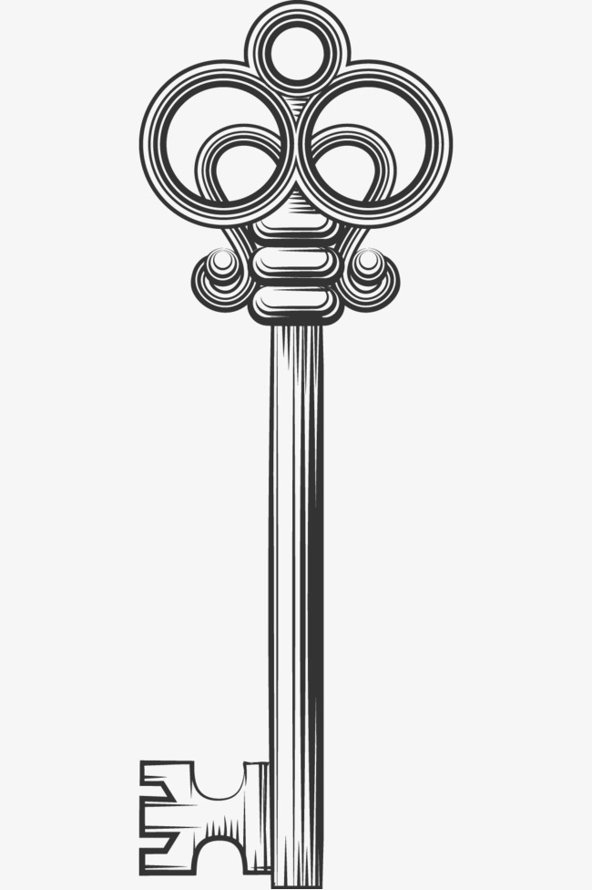 圆环钥匙素材png素材-90设计