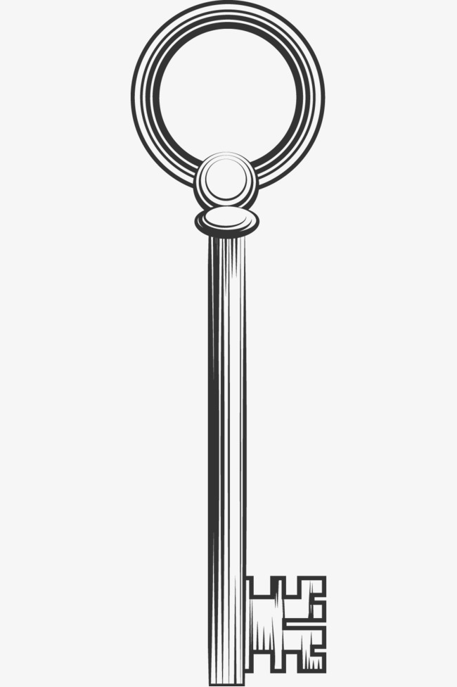 圆形钥匙装饰png素材-90设计