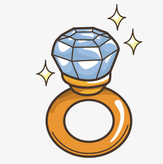 卡通超大钻石戒指