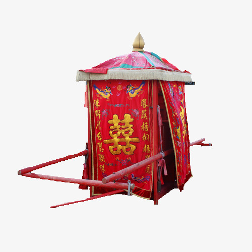 结婚花轿png素材-90设计