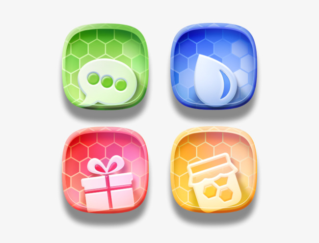 创意卡通立体小图标