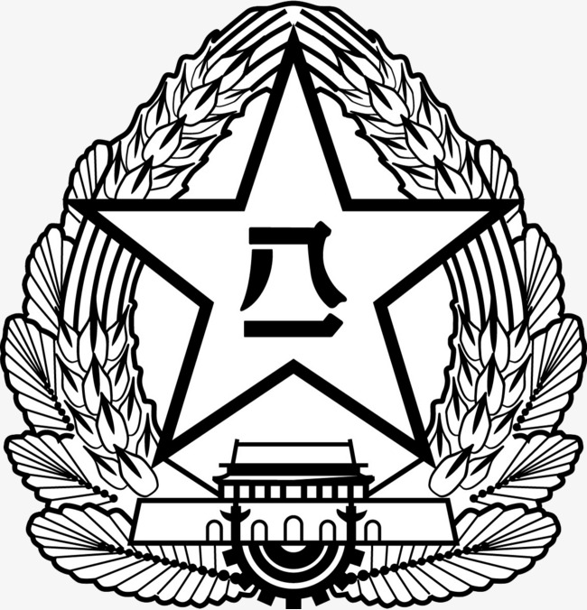 07式军辉矢量图