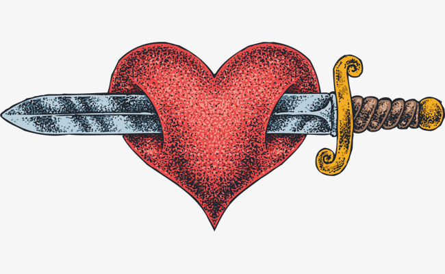 一箭穿心png矢量素材