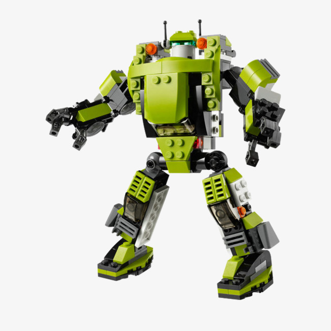 机器人_乐高机器人玩具png素材-90设计