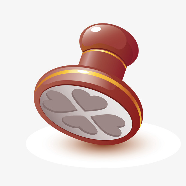 中国风古代古典印章红印矢量图