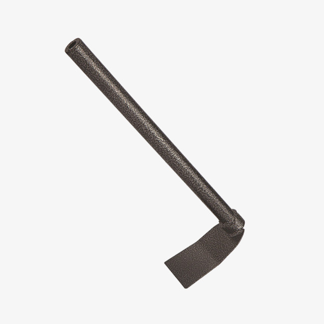 黑色挖掘用锄头【高清png素材】-90设计