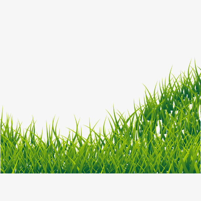 手绘矢量草地素材