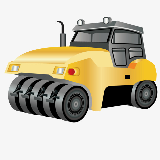 卡通压路机