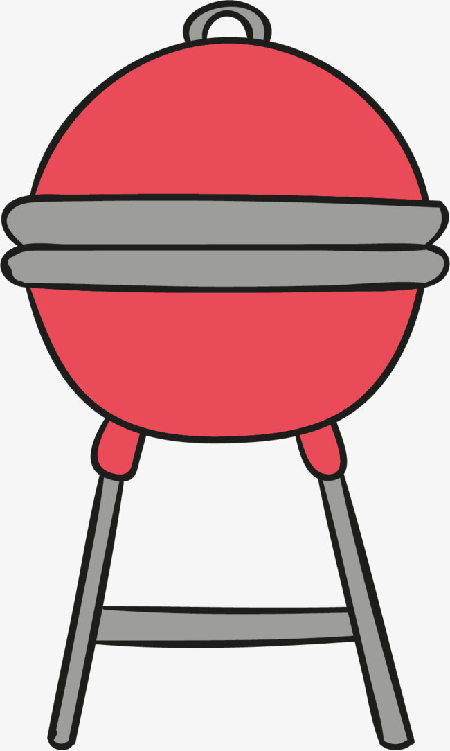 矢量手绘烧烤炉