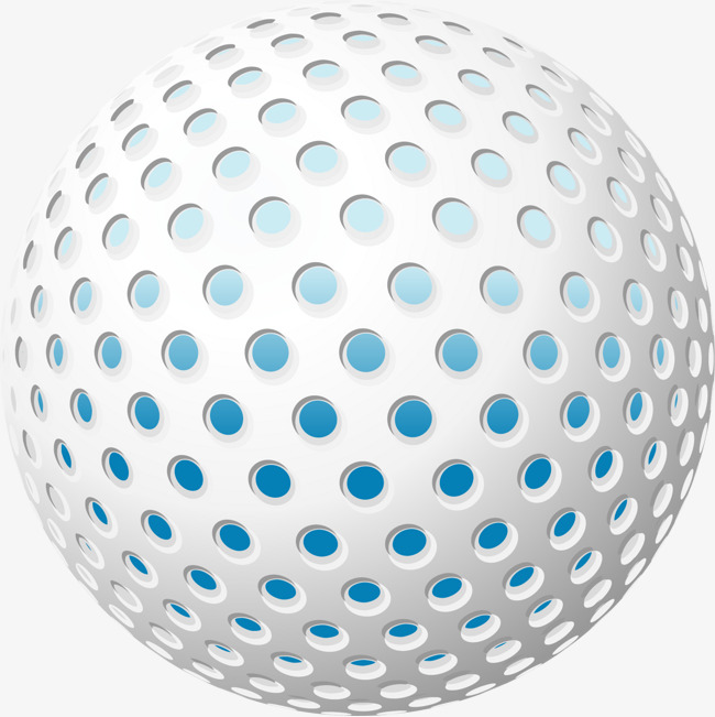 矢量手绘白色圆球png素材-90设计