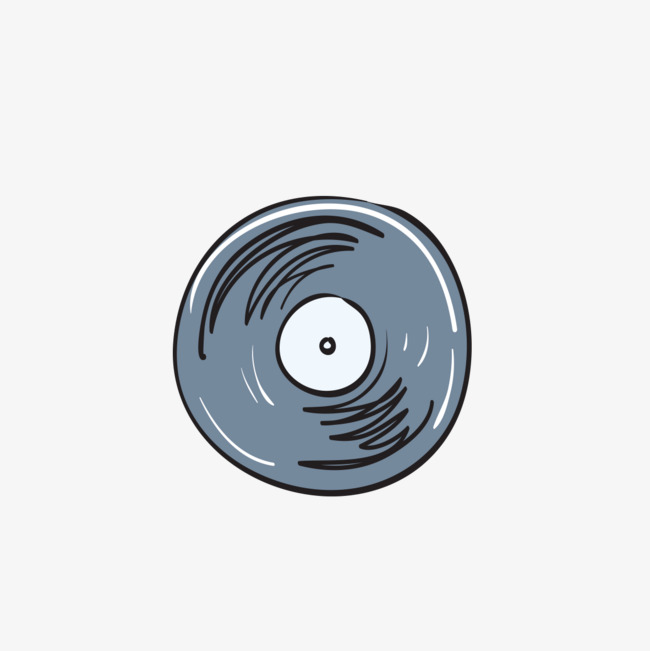 碟片的卡通造型