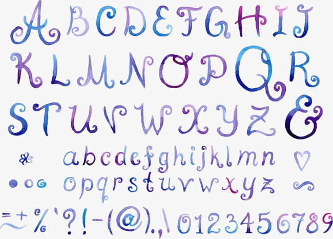 创意艺术英文字母