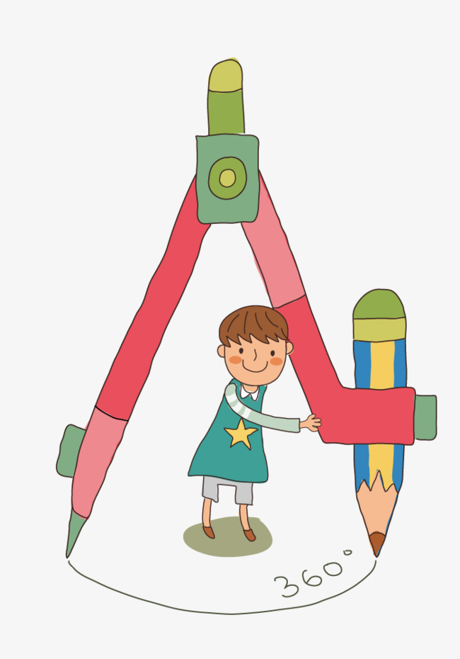 用圆规画圆素材图片免费下载_高清卡通手绘psd